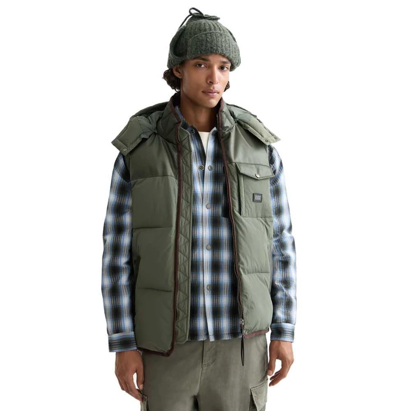 Scotch & Soda Hooded Puffer Vest