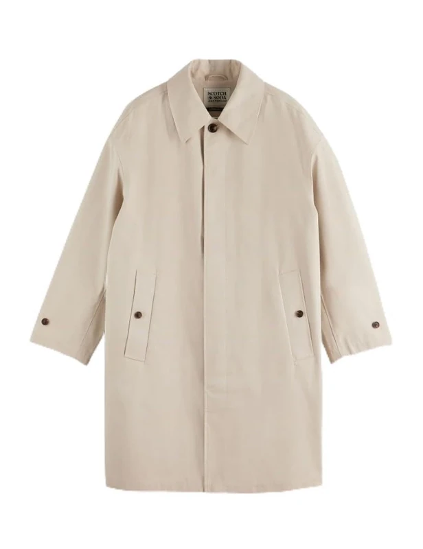 Scotch & Soda Mens Amsterdam 750 Years Rain Coat, Sandshell 270, XXL UK