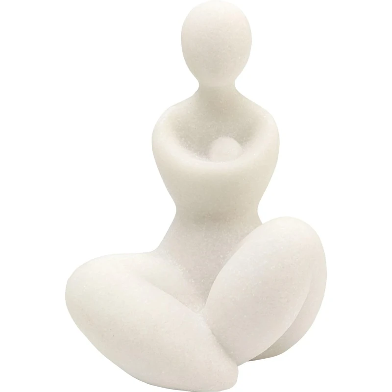 Kare Design Decorative Figure Soft, Woman, Accessory, Handpainted, Each Piece Unique, Living Room, Decoration for Shelves or Sideboards, Decorative Scultpur, 22 x 15 Woman 11 cm (H x W x D)