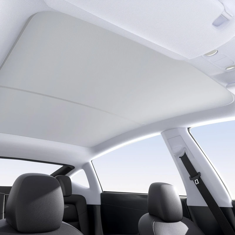 2025 Upgraded Tesla Model Y Roof Sunshade Heat-Insulating, UV-Protective, Nano-Reflective Interior Accessories for Tesla Model Y 2020-2025
