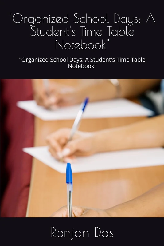 "School Time Table Notebook: Organize Your Academic Life in Style": "Stay on Track, Boost Productivity, and Ace Your Classes with This Stylish Planner"