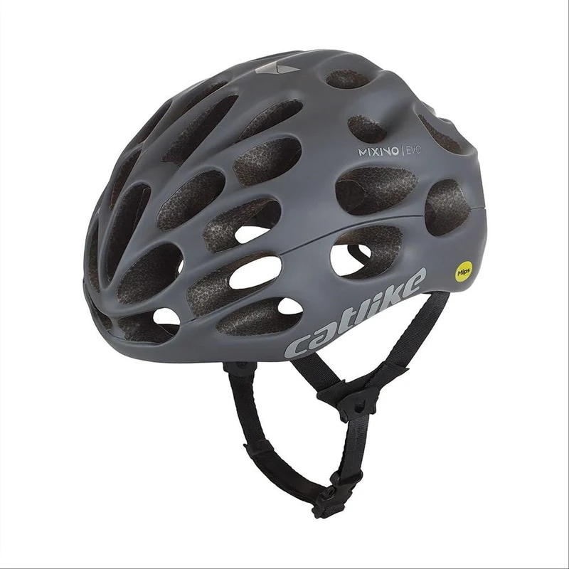 CATLIKE 7100200001 - Mixino EVO Mips Road Bike Helmet – Lightweight, Highly Ventilated, and Maximum Safety Features for Professional and Enthusiast Cyclists, Size L, Grey