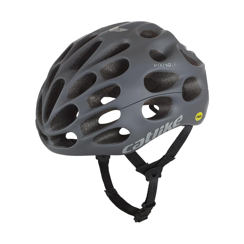 CATLIKE 7100200002 - Mixino EVO Mips Road Bike Helmet – Lightweight, Highly Ventilated, and Maximum Safety Features for Professional and Enthusiast Cyclists, Size M, Grey