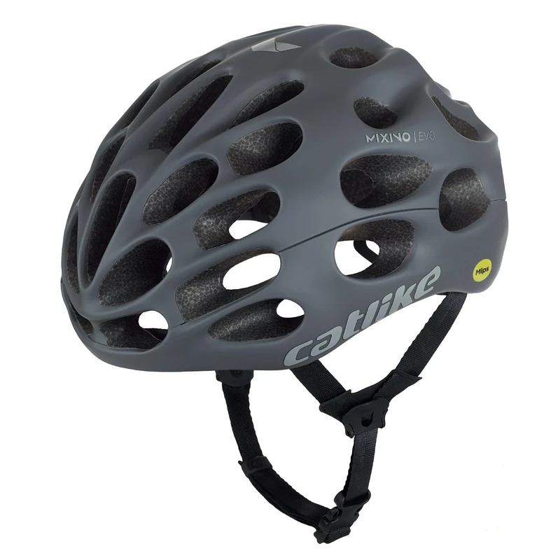 CATLIKE 7100200003 - Mixino EVO Mips Road Bike Helmet – Lightweight, Highly Ventilated, and Maximum Safety Features for Professional and Enthusiast Cyclists, Size S, Grey