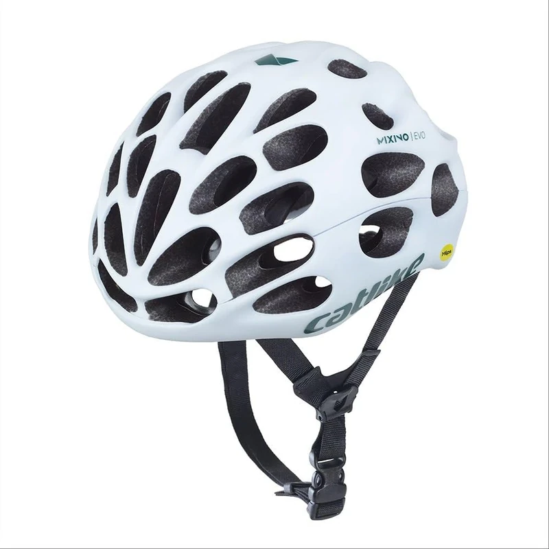 CATLIKE 7100200006 - Mixino EVO Mips Road Bike Helmet – Lightweight, Highly Ventilated, and Maximum Safety Features for Professional and Enthusiast Cyclists, Size S, White