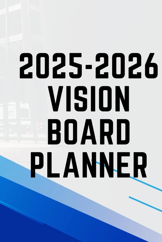 2025-2026 Vision Board Planner | Goal-Setting, Manifestation & Productivity Journal with Creative Vision Board Sections