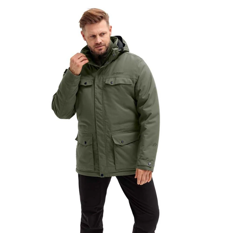 Maier Sports KNUTH Men's Outdoor Jacket, Waterproof Jacket, mTEX Weather Protection and mTHERM Insulation, Loose Fit