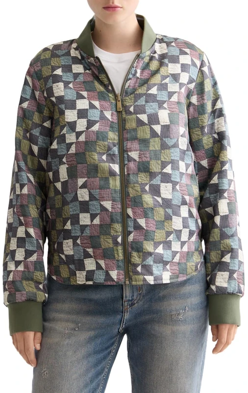 Scotch & Soda Reversible Quilted Bomber Jacket