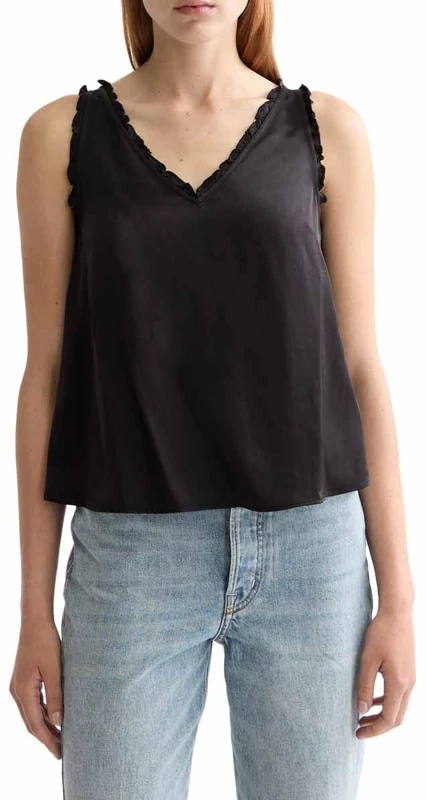 Scotch & Soda V-Neck Ruffle Tank