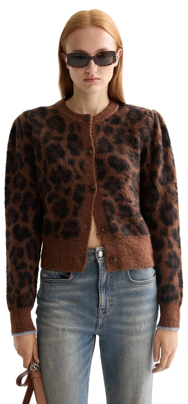 Scotch & Soda Fuzzy Jacquard Cardigan