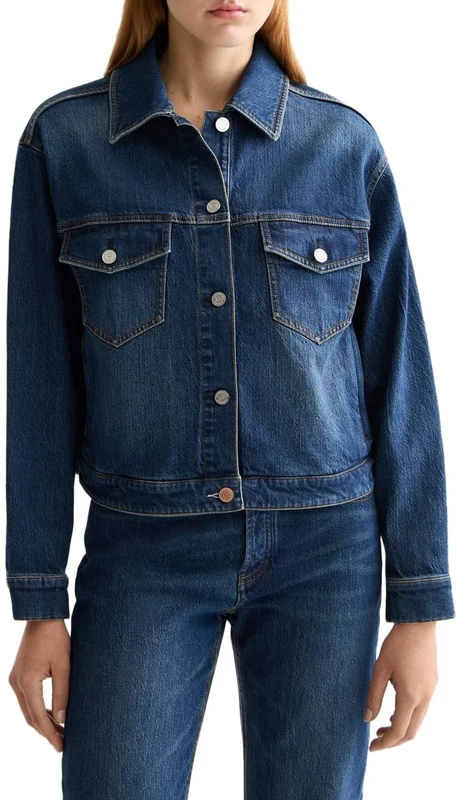 Scotch & Soda Cropped Denim Jacket — Let It Rain 750 Year Celebration
