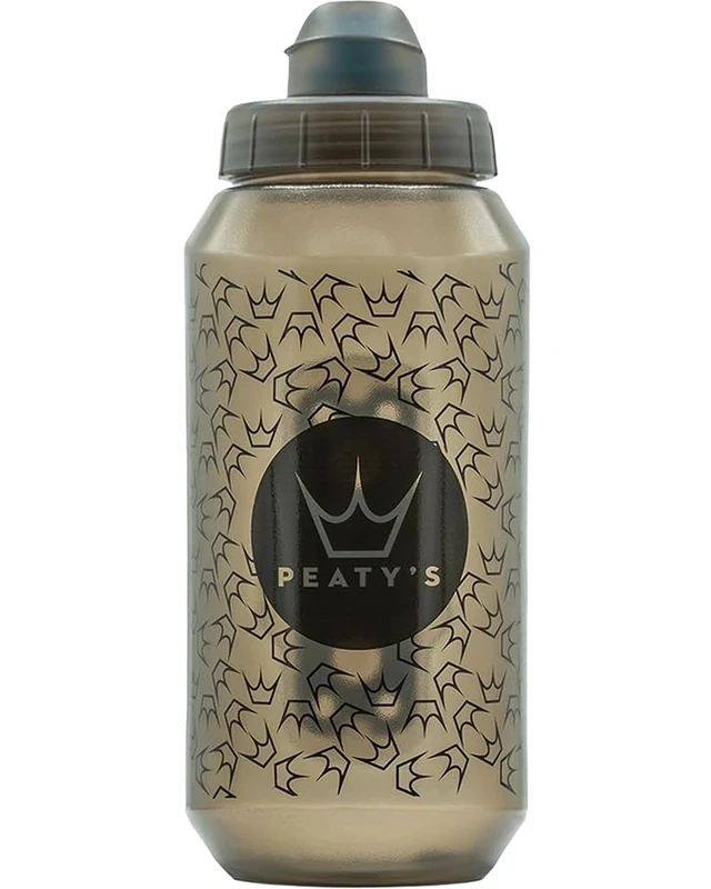 Peaty's x Fidlock Lockin Magnetic 750ml Bike Water Bottle & Mount, Bicycle Drink Bottles, Cycle Accessories for Mountain Biking & Cycling, Premium Alternative to Cage, Twist & Release - Crown Smoked