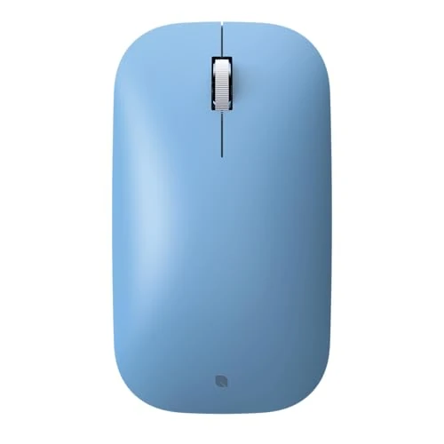 Incase Modern Mobile Mouse – Designed by Microsoft – Lightweight, Precision Navigation, Right/Left Hand Use, Scroll Wheel, BlueTrack Technology, Wireless Bluetooth for Mac/Windows/8/10/11 (Ice Blue)