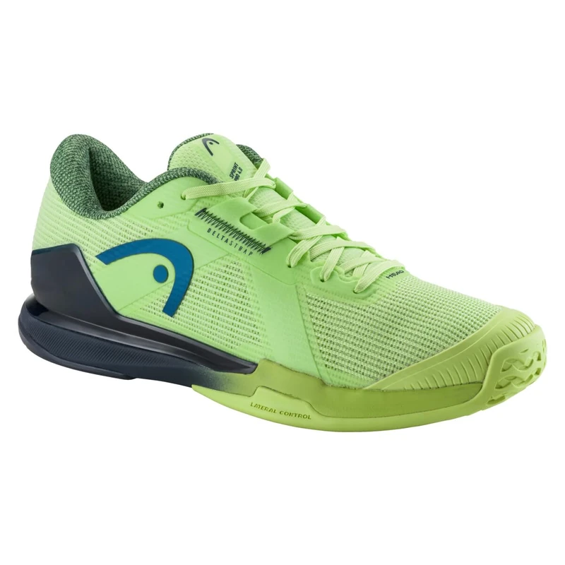 HEAD Sprint Pro 4.0 Men's Tennis Shoes Lime Navy - Image 1