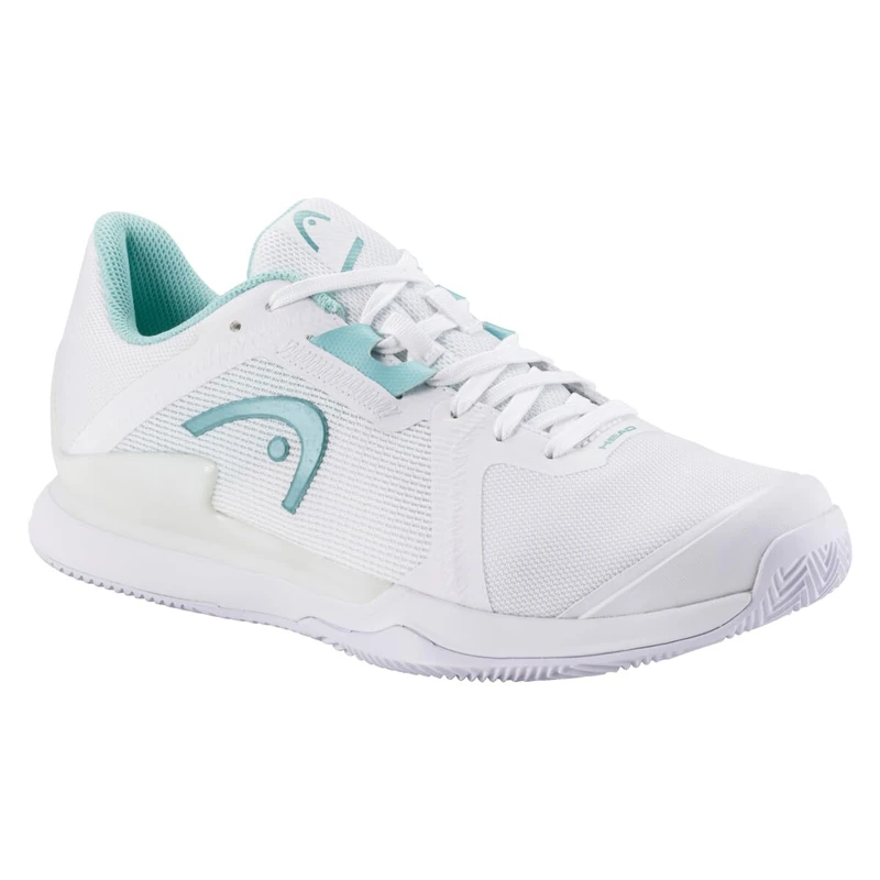 HEAD Women's Sprint Evo 3.5 Clay Tennis Shoes White Turquoise