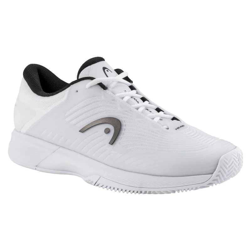 HEAD Men's Revolt Pro 4.5 Clay Men's Tennis Shoes, White/Black, EU 46