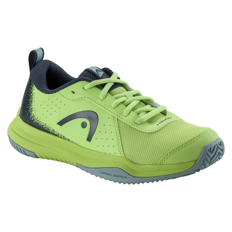HEAD Unisex Sprint Court 4.0 Junior Tennis Shoes Lime Navy