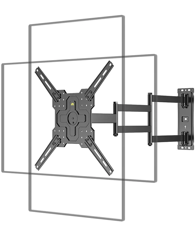 FORGING MOUNT Long Reach TV Wall Bracket Corner TV Bracket for 26-65 inch TVs, 1035mm Extension Long Arm with Landscape to Portrait Full Motion TV Wall Mount, Max VESA 400x400mm, Up to 35KG