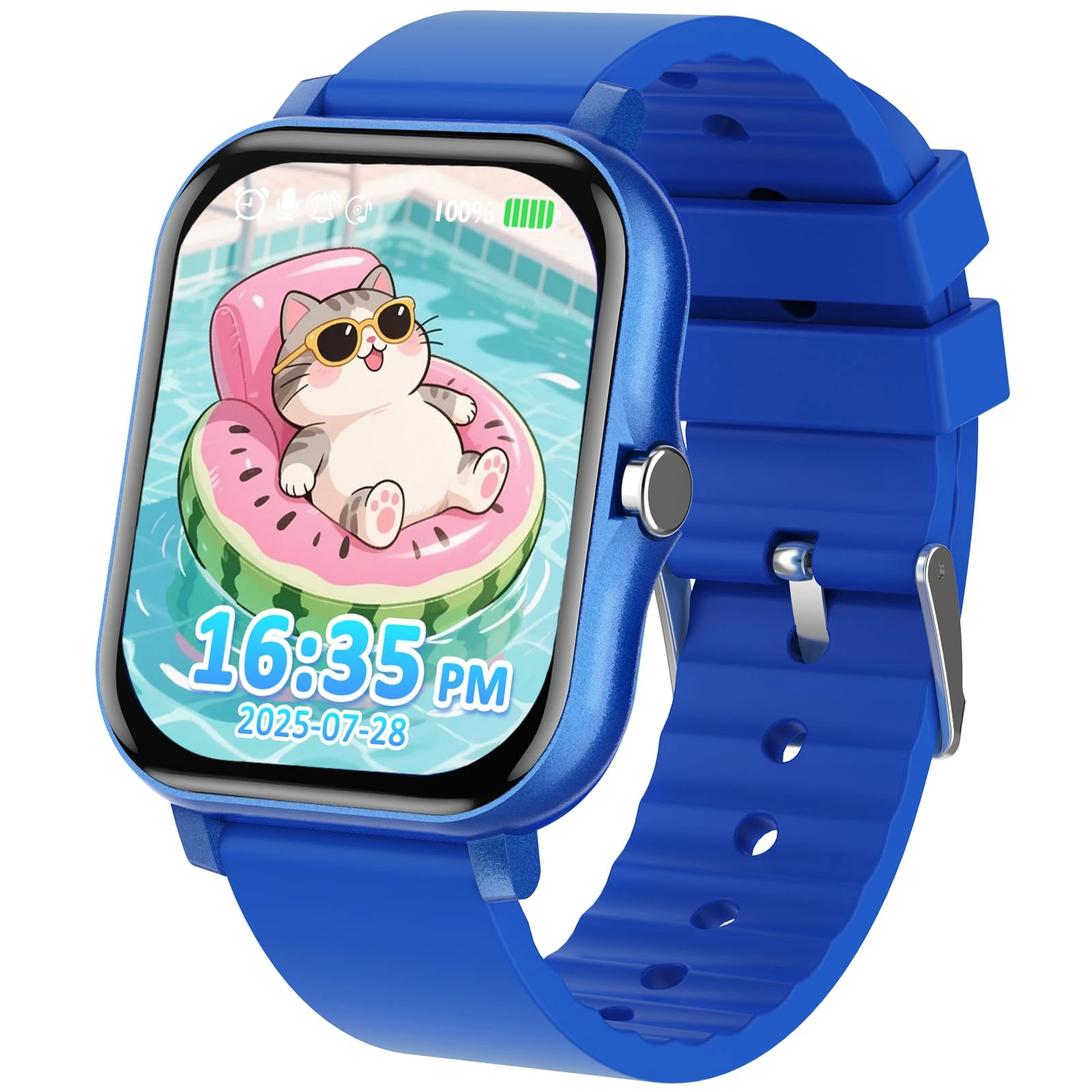 kaacly Smart Watch for Kids - Kids Fitness Activity Tracker Watch Sleep Monitor 19 Sport Modes Audiobooks Story Alarm Clock Calories Counter Gifts for Boys Girls 4 5 6 7 8+