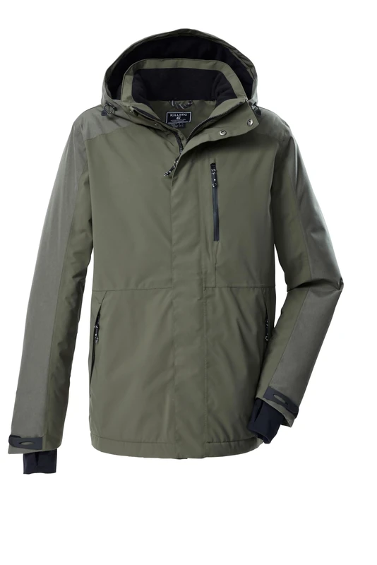 Killtec KOW 89 MN JCKT 43325-000 Men's Outdoor Jacket/Functional Jacket with Zip-Off Hood Olive L