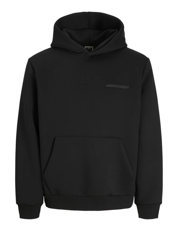 JACK & JONES Men's Jcofusion Scuba Sweat Hood Noos, Black, XS