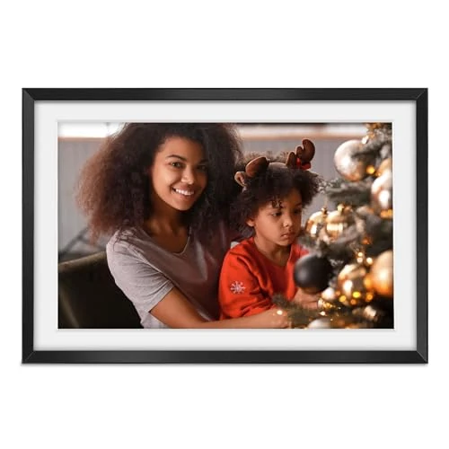 Eptusmey Digital Picture Frame WiFi: Built-in 32GB Digital Photo Frame with 10.1" HD Touch Display, Send Picture/Video via App/USB-C/Micro SD, Easy Setup, Great Gift