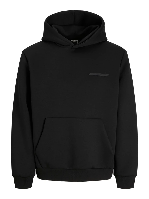 JACK & JONES Men's Jcofusion Scuba Sweat Hood Noos, Black, M
