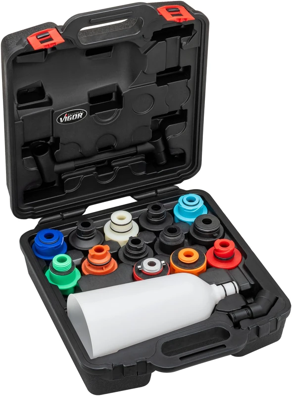 ViGOR Oil Filling Tank Set V6027N, Suitable for All Standard Vehicle Models, Prevents Oil Spills, Reduces Oil Stains, Quick and Clean Filling in The Engine Compartment - Image 1