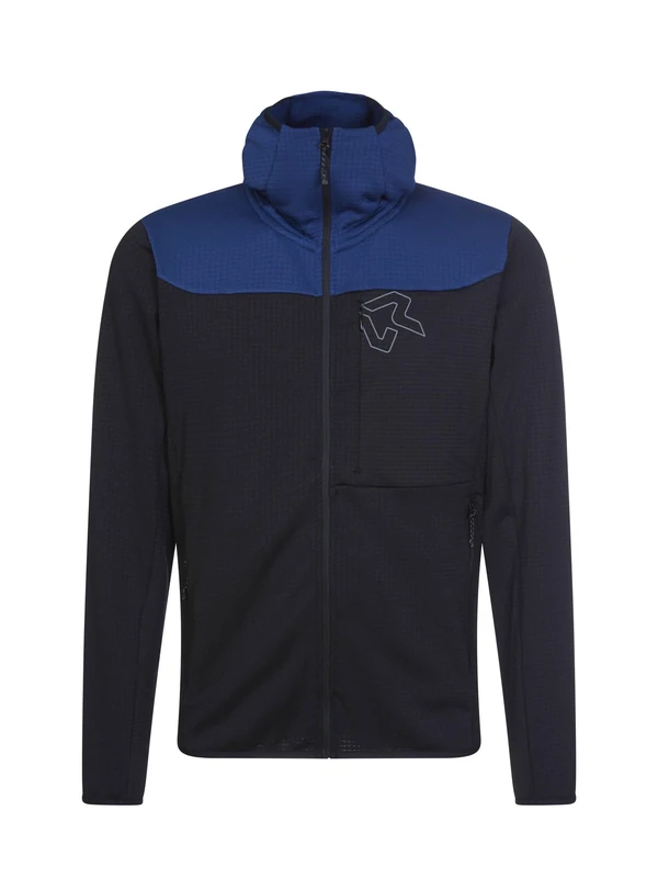 Rock Experience FORAKER Technical Fleece – Full Zip for Men Black/Blue