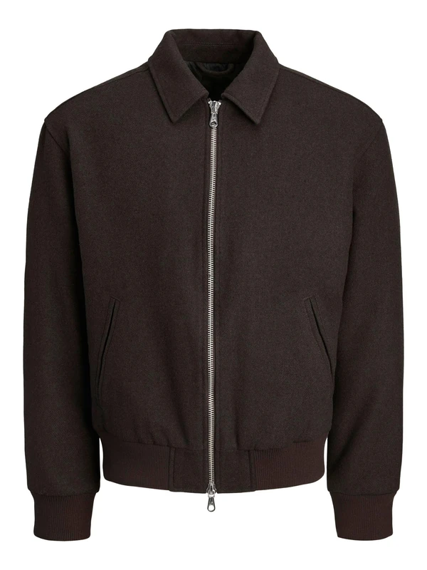 JACK & JONES Men's Jcocover Bomber Jacket, After Dark, L, After Dark, L