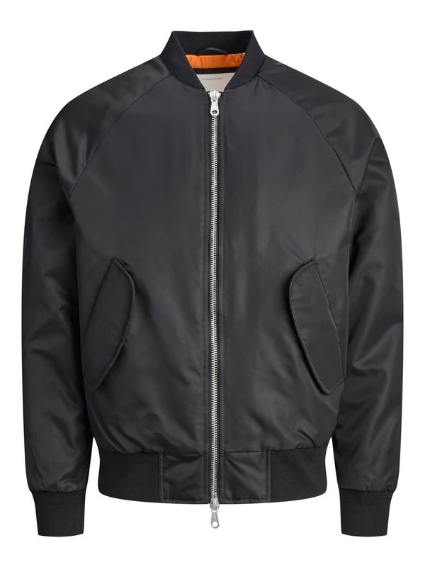 JACK & JONES Men's Jcomotion Bomber Jacket, Black, XX_L, Black, xx_l
