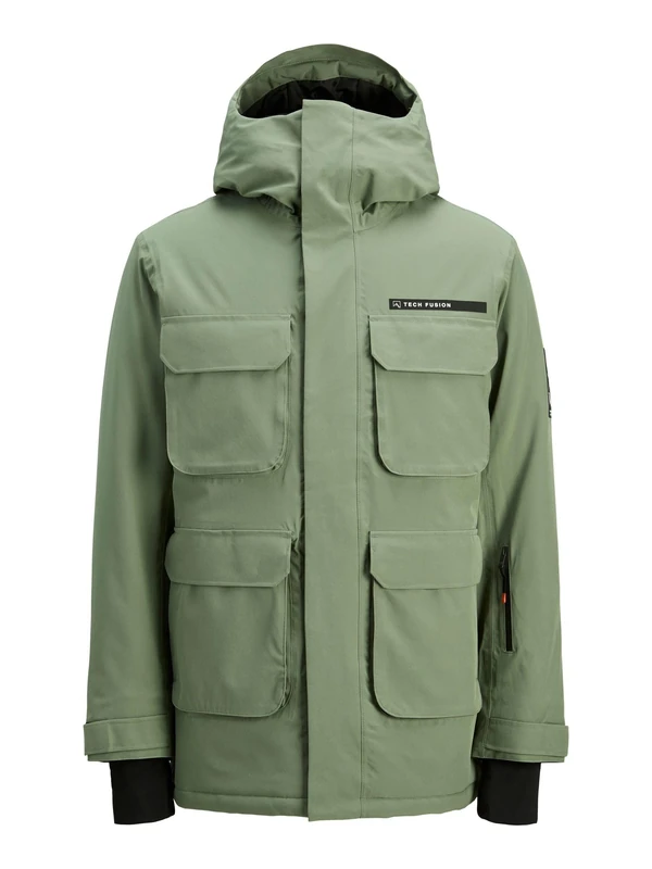 JACK & JONES Men's Jjvaujany Ski Jacket Aw25, Laurel Wreath, L
