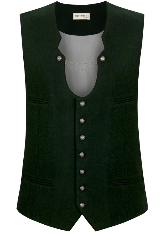 Stockerpoint Men's Trachtenweste Salerio Traditional Waistcoat, fir, 42