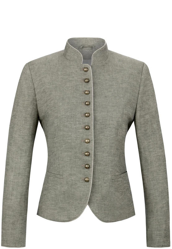 Heimatgwand Women's Trachtenjacke Marcella2 Cardigan Sweater, Light Green, 18