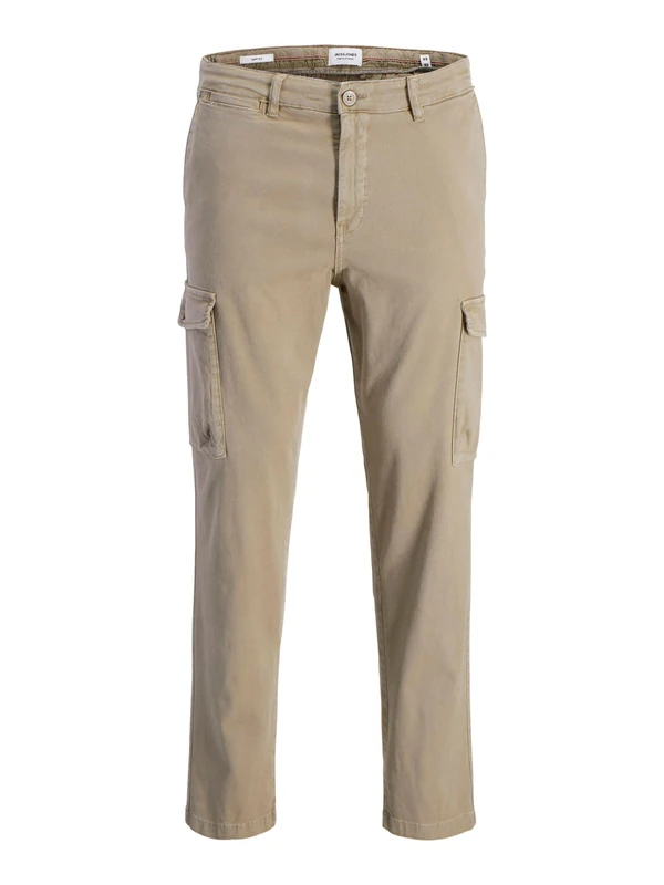Jack & Jones Mens Jpstace Arthur Dobby Cargo Sn, Brindle, 32W / 32L UK