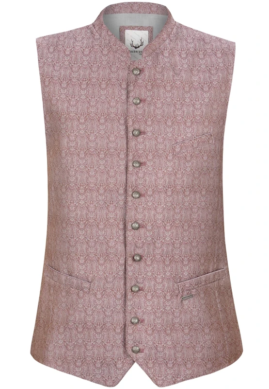 Bergfeuer Men's Trachtenweste Taddeo Traditional Waistcoat, Blue, 46 - Image 1