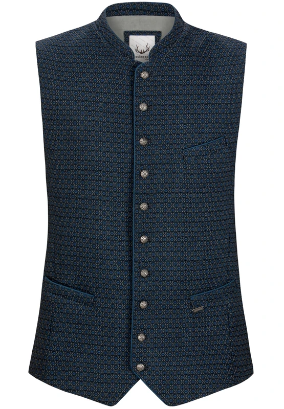 Stockerpoint Renato Men's Costume Vest (Pack of 1), blue, 36