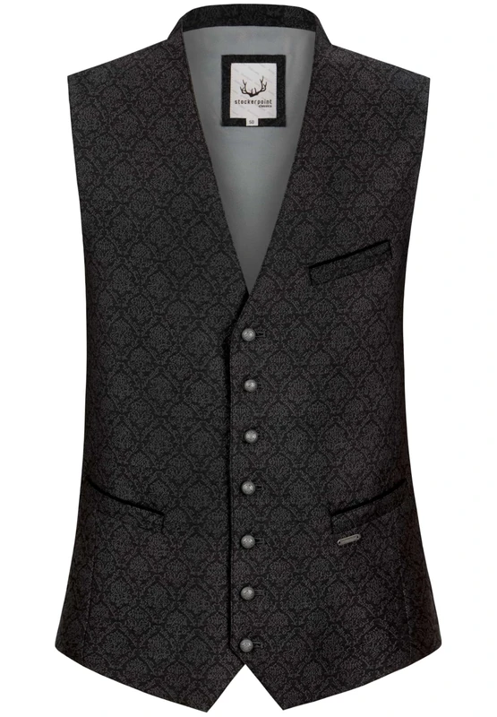 Stockerpoint Piero Costume Vest, black, 42