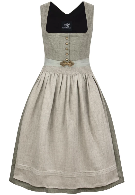 Heimatgwand Women's Dirndl Tilda Special Occasion Dress, Olive, 10