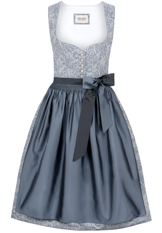 Heimatgwand Women's Dirndl Leonie Special Occasion Dress, Blue, 8
