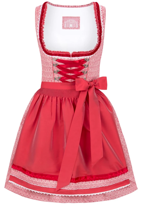 Wiesnwuid Women's Dirndl Lilly Special Occasion Dress, red, 14