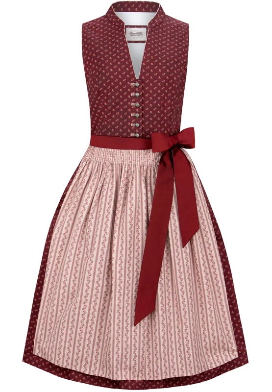 Heimatgwand Women's Dirndl Hannah Special Occasion Dress, Antique Pink, 22