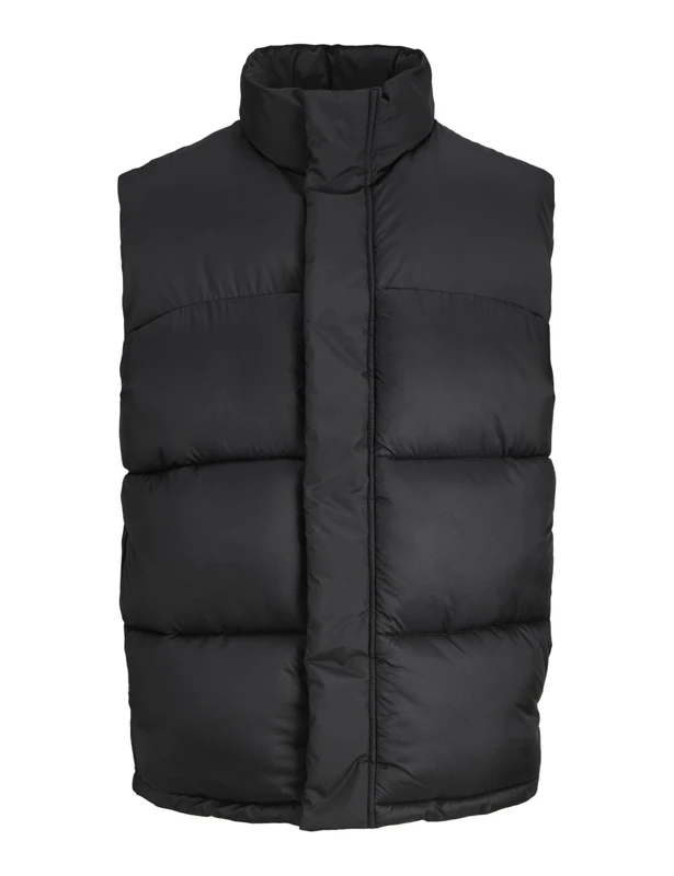 JACK & JONES Men's Jcounion Bodywarmer Sn, Black, XL