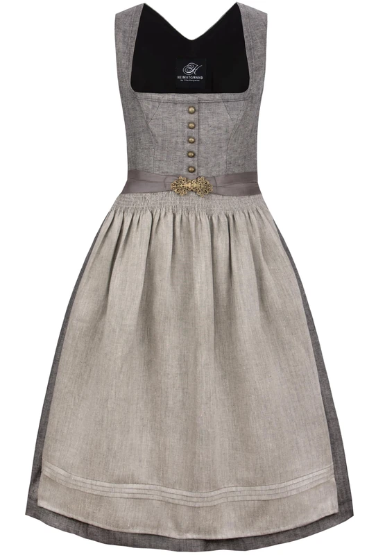 Stockerpoint Heimatgwand Women's Tilda Dirndl - Gray, Size 8