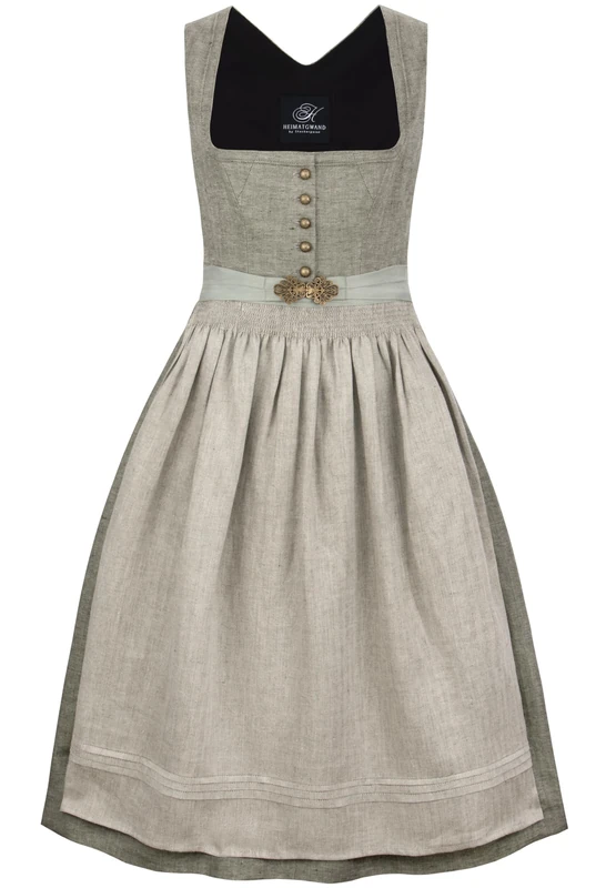 Heimatgwand Women's Dirndl Tilda Special Occasion Dress, Olive, 12