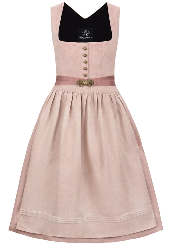 Stockerpoint Heimatgwand Women's Tilda Dirndl - Antique Pink