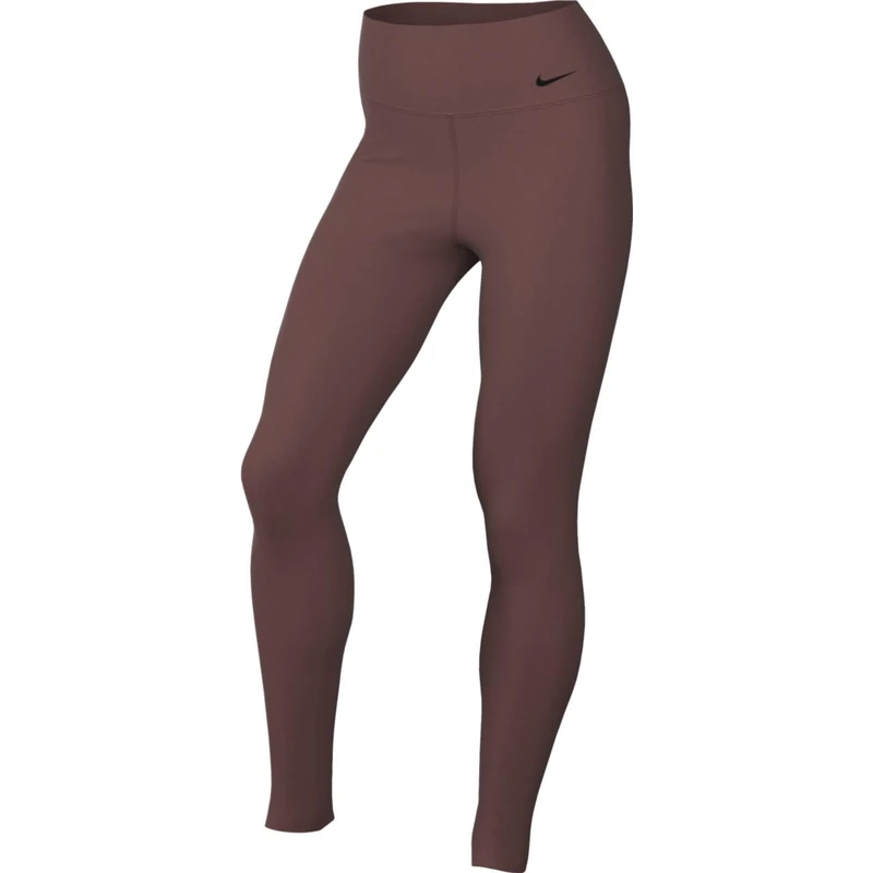 Nike Zenvy Women's Full Length Leggings with Soft Hold and High Waistband, Red Sepia/Black, DQ6013-218, XL