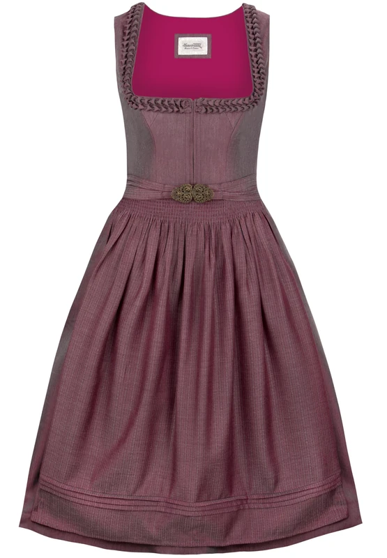 Heimatgwand Women's Dirndl Moana Special Occasion Dress, Mallow, 10