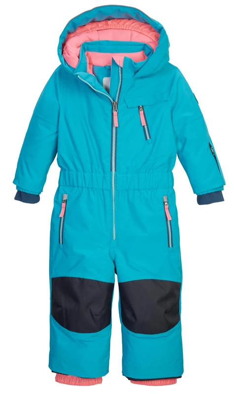 first instinct by killtec FISW 46 MNS ONPC 43399-000 Children's Ski Overall with Hood Turquoise 86/92