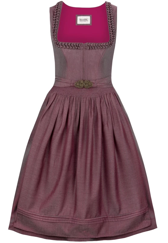 Heimatgwand Women's Dirndl Moana Special Occasion Dress, Mallow, 20